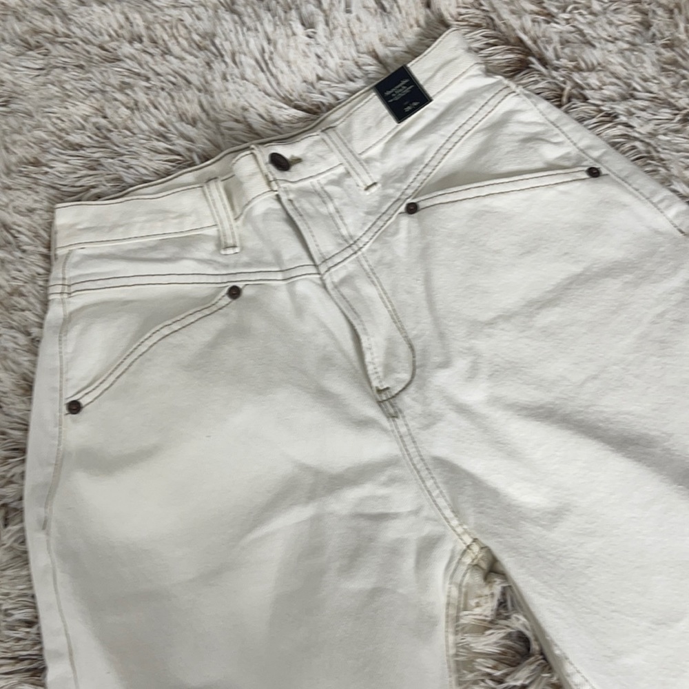 Abercrombie & Fitch white jeans BRAND NEW